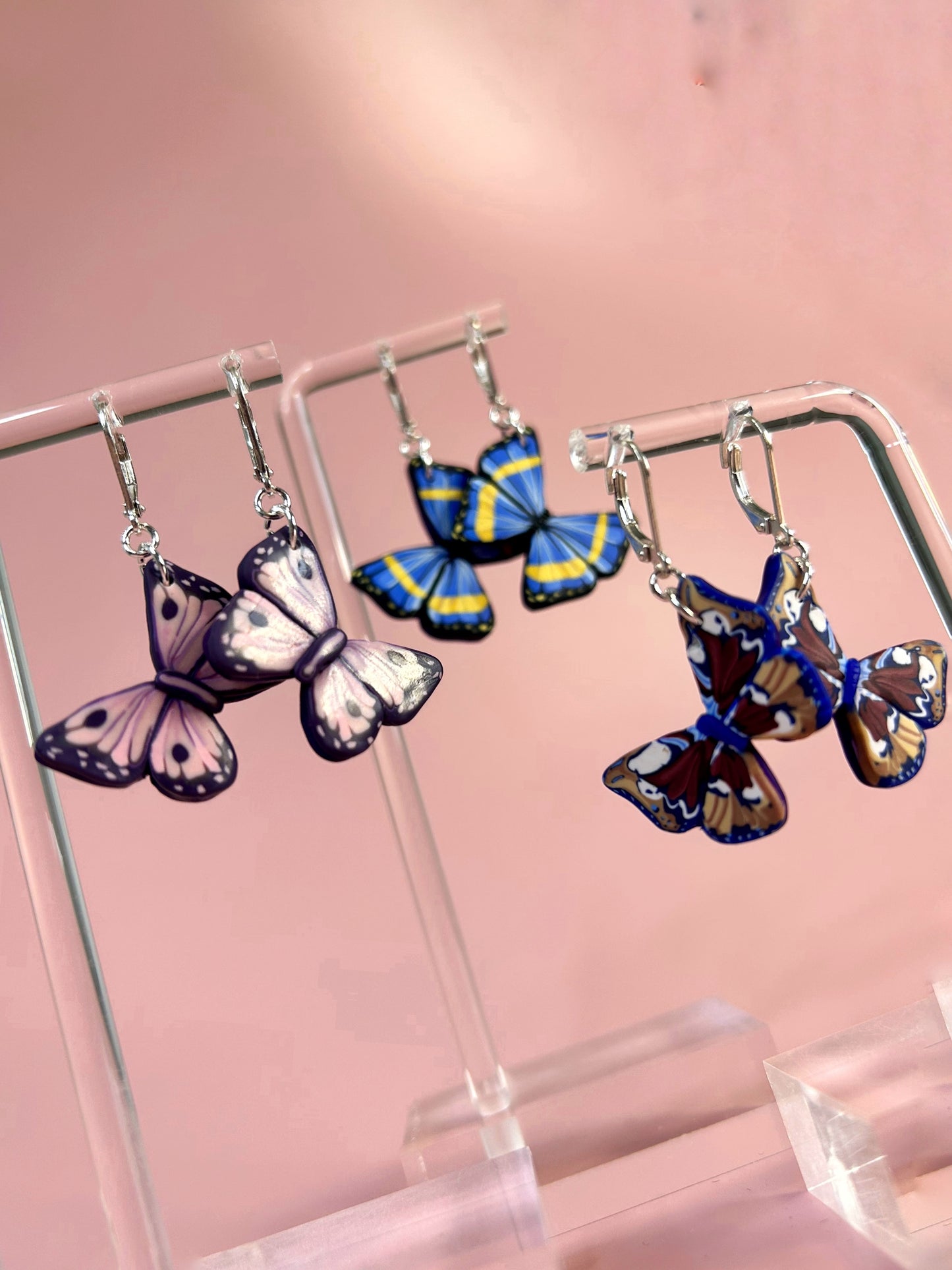 Metamorphosis - Morpho Cypris (Dangles .925s)