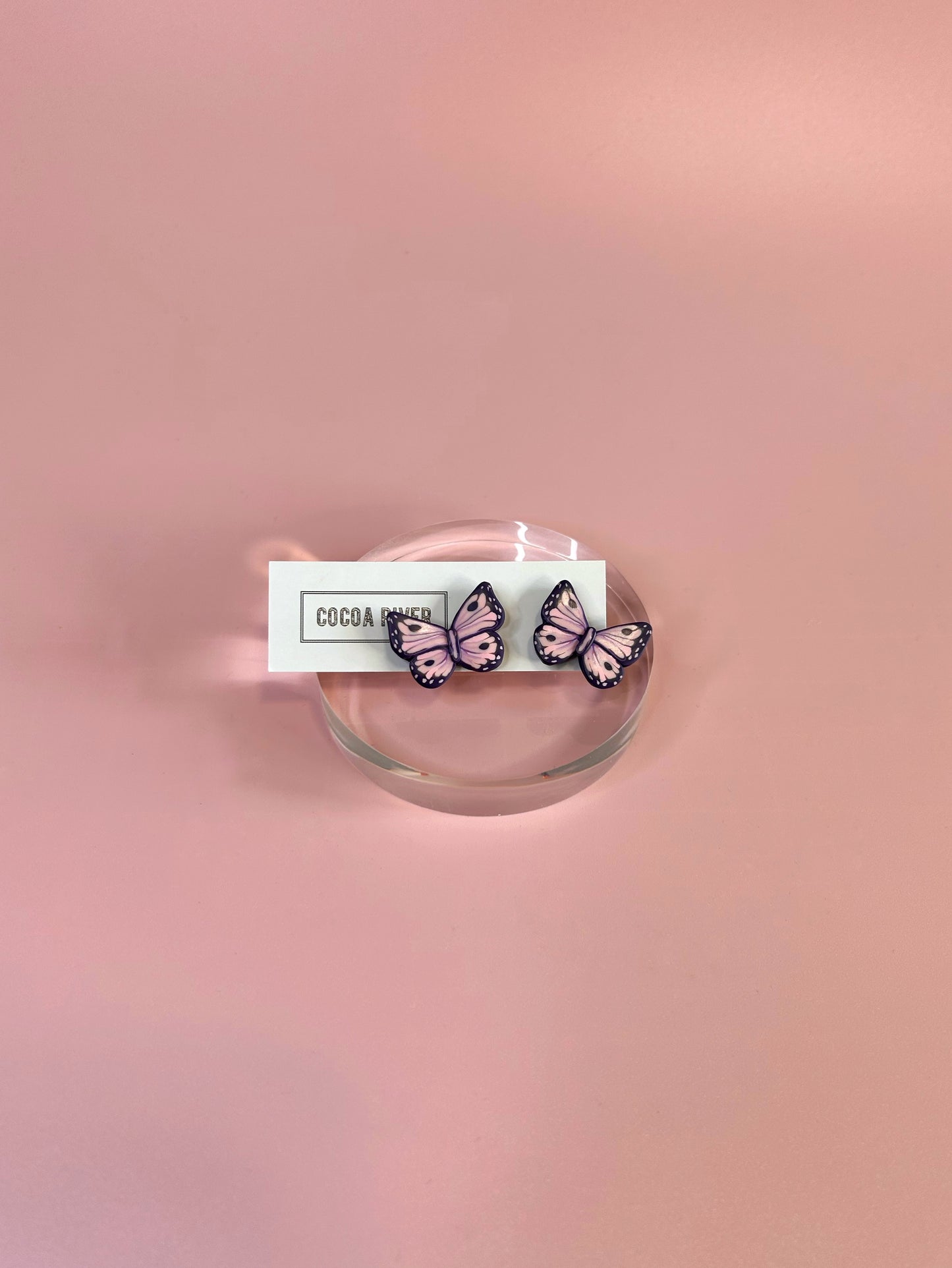 Metamorphosis- Pink Spotted (full stud .925s)
