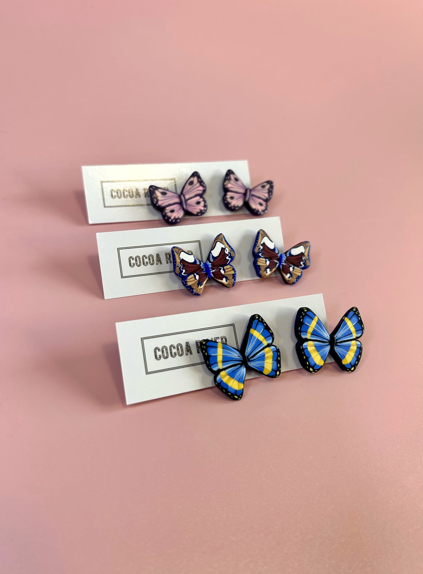 Metamorphosis- Pink Spotted (full stud .925s)