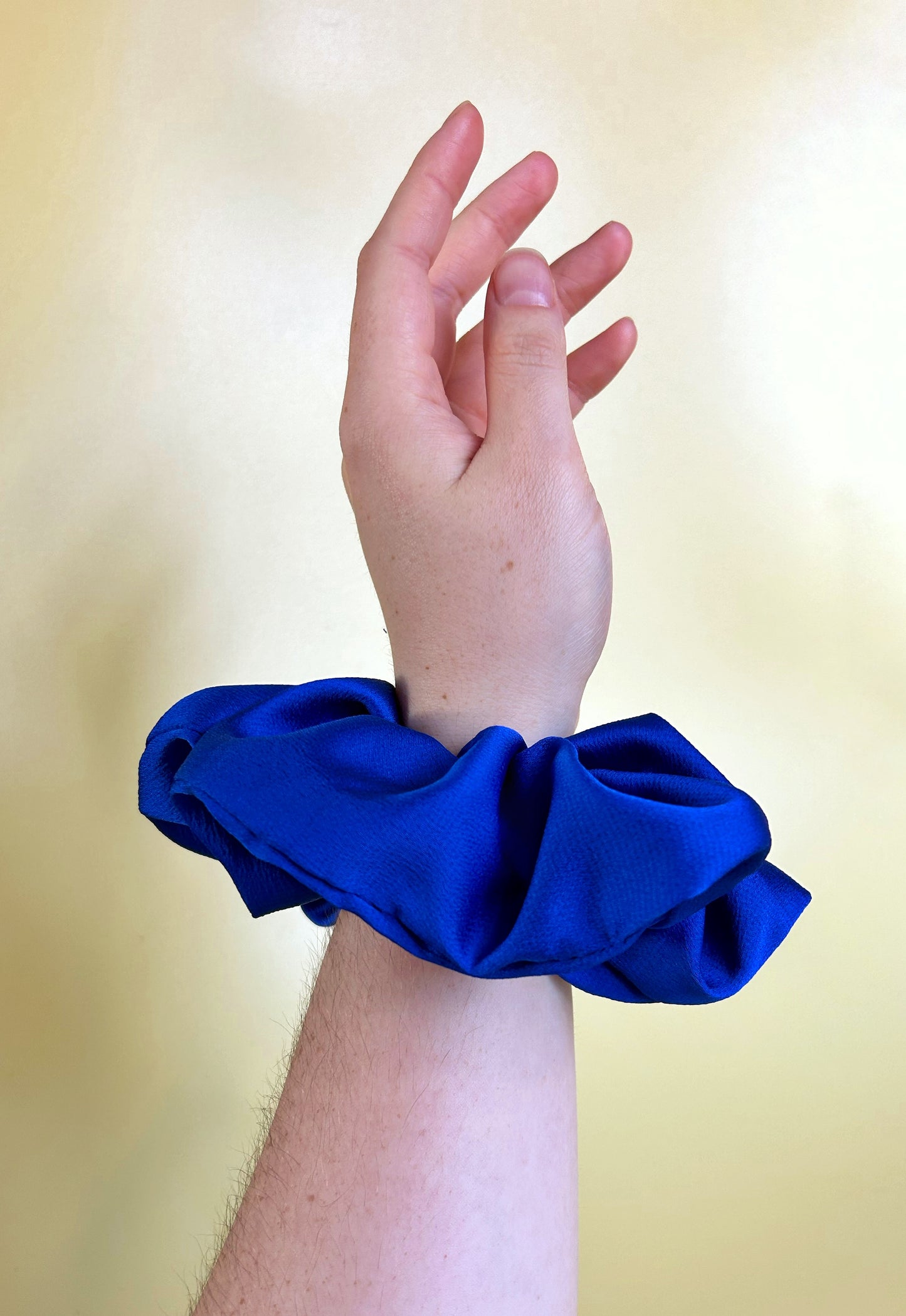 Cobalt Jumbo Scrunchie
