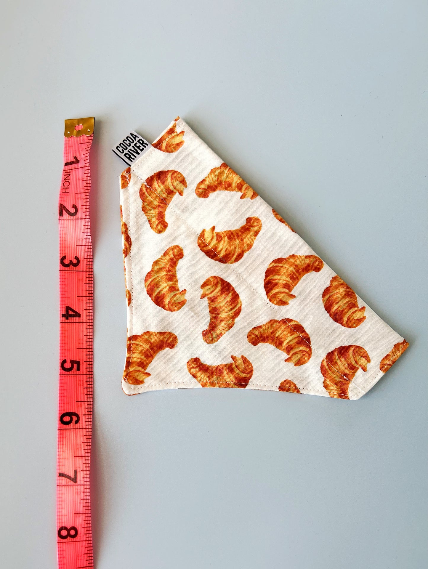 Croissant Pet Bandana & Scrunchie Set (20% Goes to PAW)