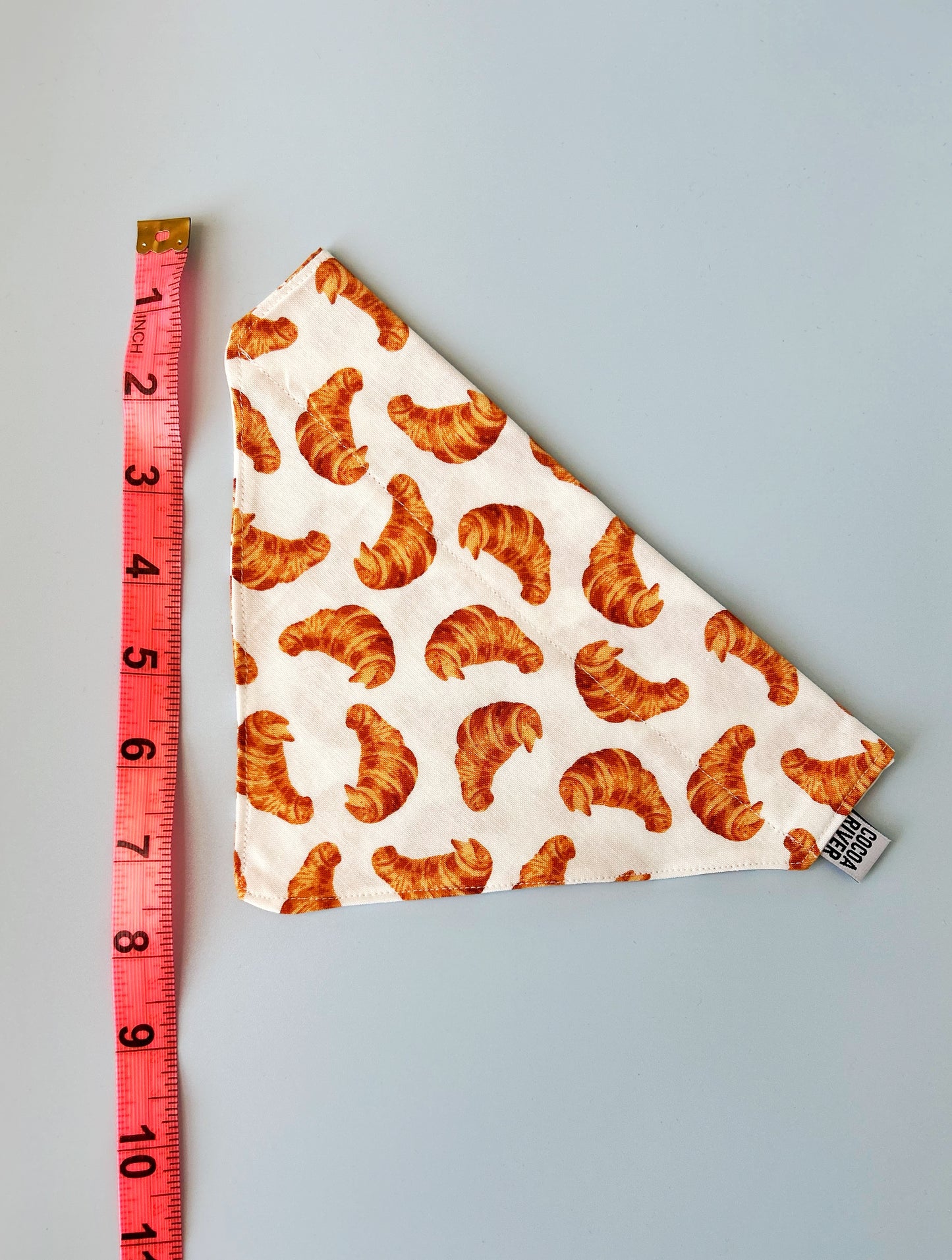 Croissant Pet Bandana & Scrunchie Set (20% Goes to PAW)