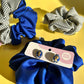 Cobalt Jumbo Scrunchie